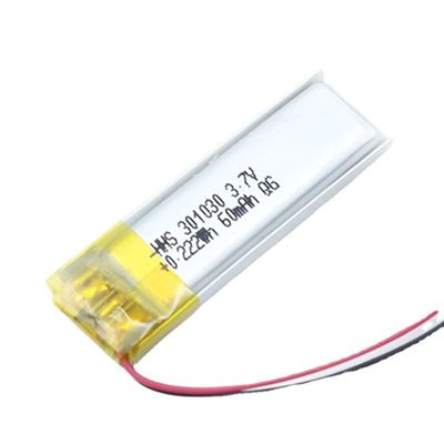 Li Polymer 301030 HHS 3.7V 60mAh Lipo Battery