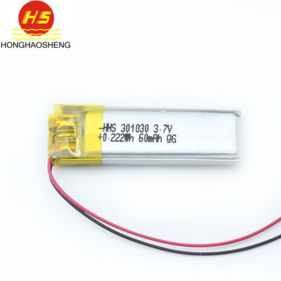 Li Polymer 301030 HHS 3.7V 60mAh Lipo Battery