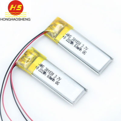 Li Polymer 301030 HHS 3.7V 60mAh Lipo Battery
