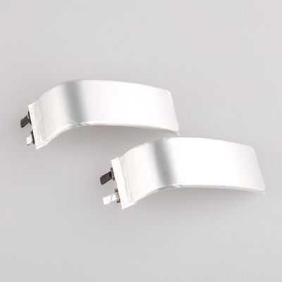 500 Times 3.7v 30mAh Curved Lipo Battery For Wearable Devices