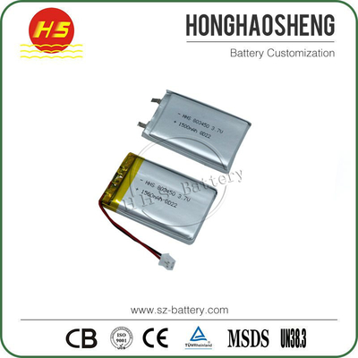 HHS 803450 1500mAh Lithium Ion Polymer Rechargeable Battery